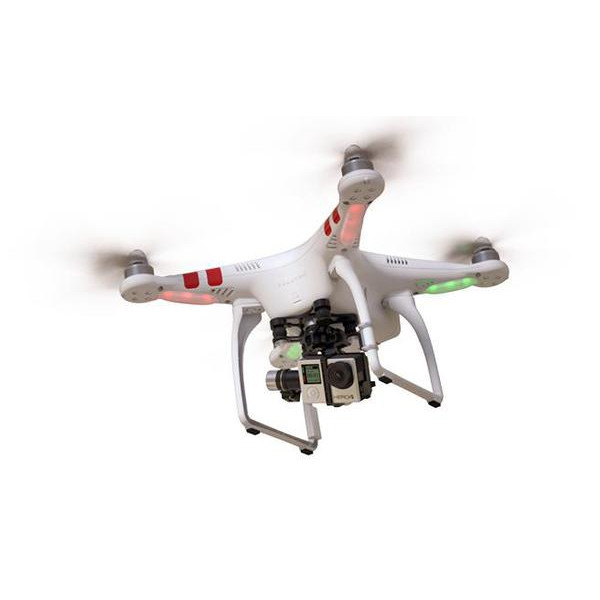 Квадрокоптер DJI Phantom 2 V2.0 H4-3D Edition з підвісом Zenmuse H4-3D для камер GoPrо